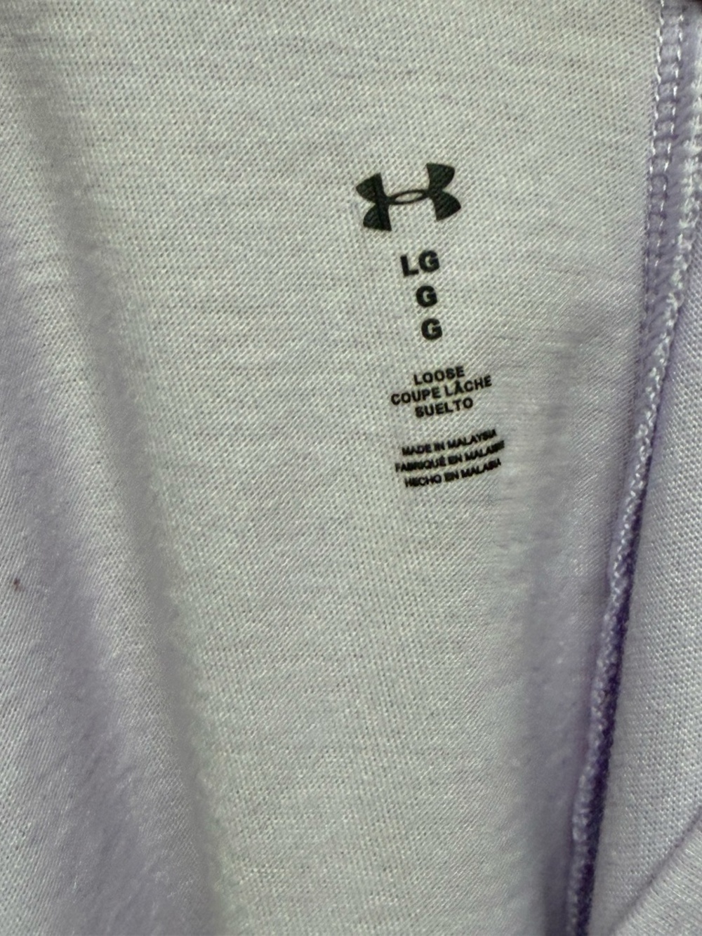 Under Armour Lavender Cross Back Tank Top Women’s Large Athletic Gym Cute - Picture 4 of 5